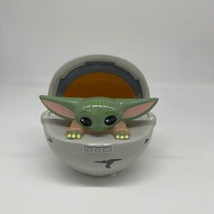 Star Wars Ceramic Baby Yoda Piggie Coin Bank